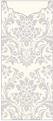 Floral Grey Jacket Invitation Style C1 (4 x 9) - 10/Pk
