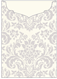 Floral Grey Jacket Invitation Style C2 (5 1/8 x 7 1/8) - 10/Pk