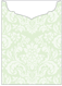 Floral Green Tea Jacket Invitation Style C2 (5 1/8 x 7 1/8) - 10/Pk
