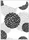 Aster Black Jacket Invitation Style C2 (5 1/8 x 7 1/8) - 10/Pk