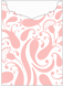 Peacock Rosa Jacket Invitation Style C2 (5 1/8 x 7 1/8) - 10/Pk
