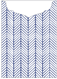 Oblique Sapphire Jacket Invitation Style C2 (5 1/8 x 7 1/8) - 10/Pk