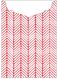 Oblique Red Jacket Invitation Style C2 (5 1/8 x 7 1/8) - 10/Pk