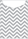 Chevron Pewter Jacket Invitation Style C2 (5 1/8 x 7 1/8) - 10/Pk