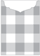 Gingham Grey Jacket Invitation Style C2 (5 1/8 x 7 1/8) - 10/Pk