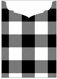 Gingham Black Jacket Invitation Style C2 (5 1/8 x 7 1/8) - 10/Pk