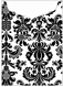 Victoria Black & White Jacket Invitation Style C2 (5 1/8 x 7 1/8) - 10/Pk
