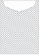 Zig Zag Grey Jacket Invitation Style C2 (5 1/8 x 7 1/8) - 10/Pk