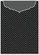 Zig Zag Noir Jacket Invitation Style C2 (5 1/8 x 7 1/8) - 10/Pk