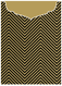 Zig Zag Black Jacket Invitation Style C2 (5 1/8 x 7 1/8) - 10/Pk
