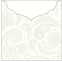 Paisley Silver Jacket Invitation Style C3 (5 5/8 x 5 5/8) - 10/Pk