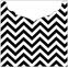 Chevron B&W Jacket Invitation Style C3 (5 5/8 x 5 5/8) - 10/Pk