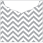 Chevron Pewter Jacket Invitation Style C3 (5 5/8 x 5 5/8) - 10/Pk