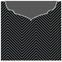 Zig Zag Noir Jacket Invitation Style C3 (5 5/8 x 5 5/8) - 10/Pk