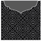 Maze Noir Jacket Invitation Style C3 (5 5/8 x 5 5/8)