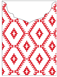 Rhombus Red Jacket Invitation Style C4 (3 3/4 x 5 1/8) - 10/Pk