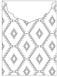Rhombus Grey Jacket Invitation Style C4 (3 3/4 x 5 1/8) - 10/Pk