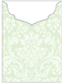 Floral Green Tea Jacket Invitation Style C4 (3 3/4 x 5 1/8) - 10/Pk
