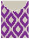 Indonesia Purple Jacket Invitation Style C4 (3 3/4 x 5 1/8)