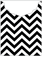 Chevron B&W Jacket Invitation Style C4 (3 3/4 x 5 1/8) - 10/Pk