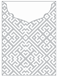 Maze Grey Jacket Invitation Style C4 (3 3/4 x 5 1/8) - 10/Pk