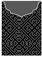 Maze Noir Jacket Invitation Style C4 (3 3/4 x 5 1/8) - 10/Pk