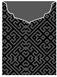 Maze Noir Jacket Invitation Style C4 (3 3/4 x 5 1/8)