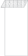 Oblique Grey Layer Invitation Cover (3 7/8 x 9 1/4) - 25/Pk