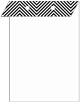 Zig Zag Black & White Layer Invitation Cover (5 3/8 x 7 3/4) - 25/Pk