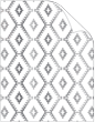 Rhombus Silver Foil Cover 8 1/2 x 11 - 25/Pk