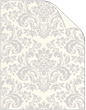 Floral Grey Cover 8 1/2 x 11 - 25/Pk