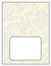 Floral Grey Place Card 3 x 4 - 25/Pk