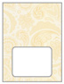 Paisley Gold Place Card 3 x 4 - 25/Pk