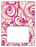 Nature Hot Pink Place Card 3 x 4 - 25/Pk