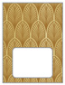 Glamour Gold Place Card 3 x 4 - 25/Pk