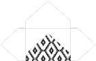 Rhombus Black Pochette Style A4 (5 1/8 x 7 1/8) - 10/Pk