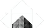 Zig Zag Black & White Pochette Style A4 (5 1/8 x 7 1/8) - 10/Pk