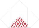 Rhombus Red Pochette Style A5 (5 1/2 x 5 1/2) - 10/Pk