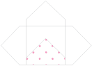 Polkadot Pink Pochette Style A5 (5 1/2 x 5 1/2) - 10/Pk
