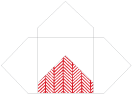 Oblique Red Pochette Style A5 (5 1/2 x 5 1/2) - 10/Pk