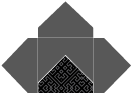 Maze Noir Pochette Style A5 (5 1/2 x 5 1/2) - 10/Pk