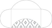 Rhombus Grey Pochette Style B2 (5 1/2 x 8 1/2) - 10/Pk
