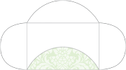Floral Green Tea Pochette Style B2 (5 1/2 x 8 1/2) - 10/Pk