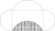 Oblique Black Pochette Style B2 (5 1/2 x 8 1/2) - 10/Pk