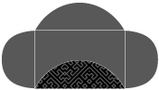 Maze Noir Pochette Style B2 (5 1/2 x 8 1/2) - 10/Pk