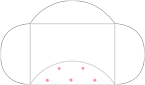 Polkadot Pink Pochette Style B3 (5 1/8 x 7 1/8) - 10/Pk