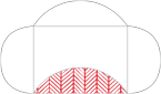 Oblique Red Pochette Style B3 (5 1/8 x 7 1/8) - 10/Pk