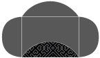 Maze Noir Pochette Style B3 (5 1/8 x 7 1/8) - 10/Pk