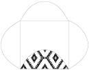 Rhombus Black Pochette Style B4 (5 7/8 x 5 7/8) - 10/Pk