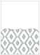 Rhombus Grey Pocket Card 5 1/4 x 7 1/4 - 10/Pk